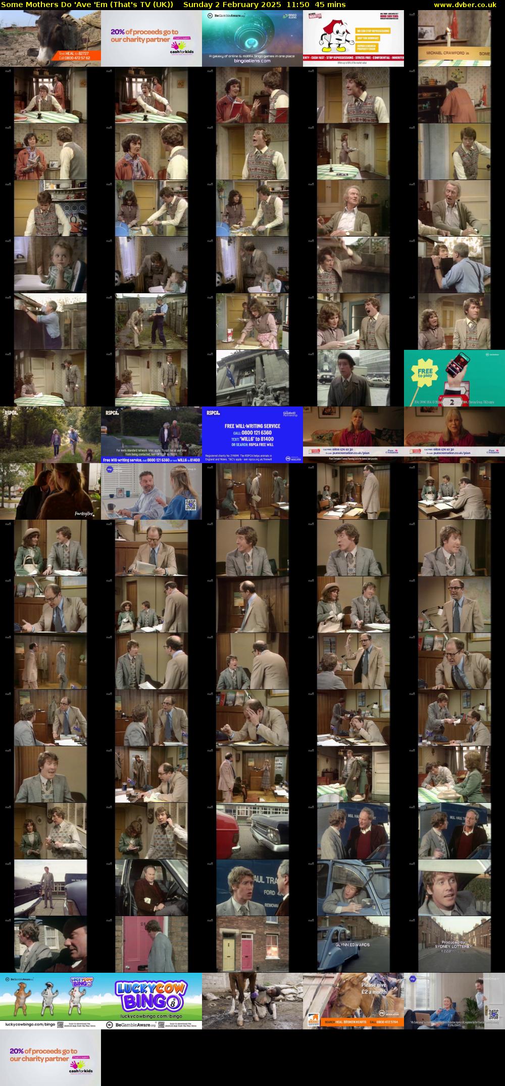 Some Mothers Do 'Ave 'Em (That's TV (UK)) Sunday 2 February 2025 11:50 - 12:35