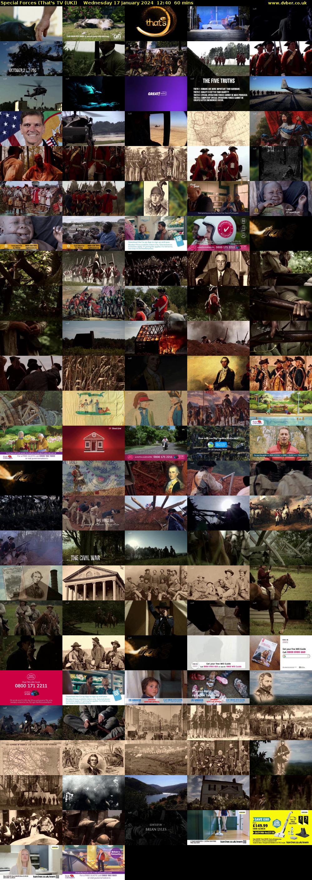 Special Forces (That's TV (UK)) Wednesday 17 January 2024 12:40 - 13:40
