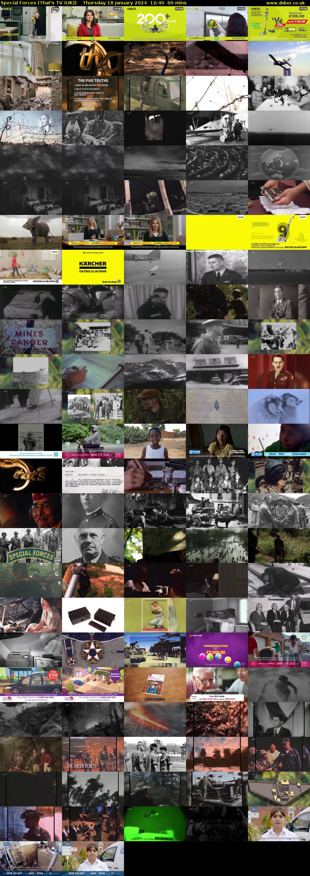 Special Forces (That's TV (UK)) Thursday 18 January 2024 12:40 - 13:40