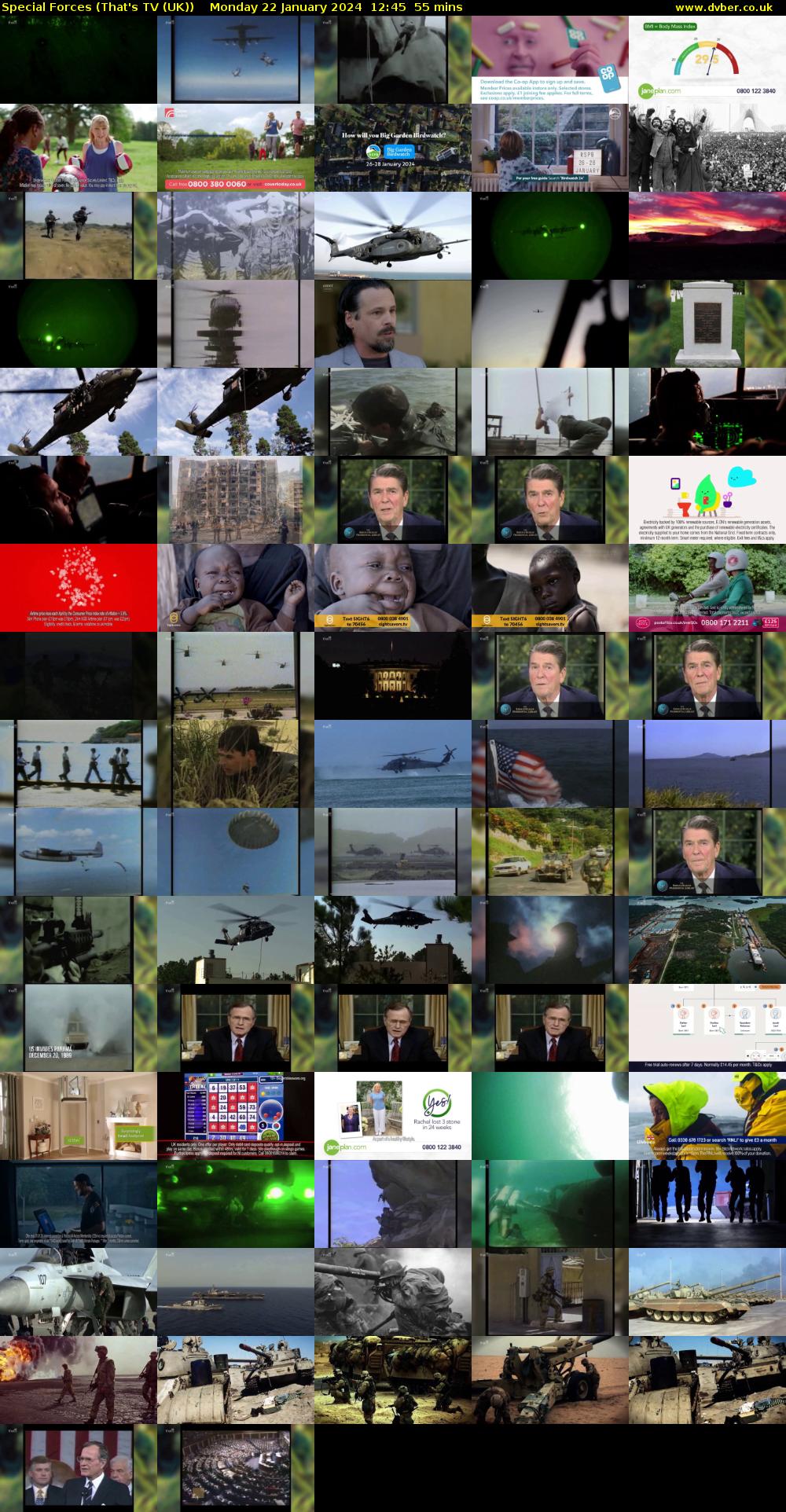 Special Forces (That's TV (UK)) Monday 22 January 2024 12:45 - 13:40