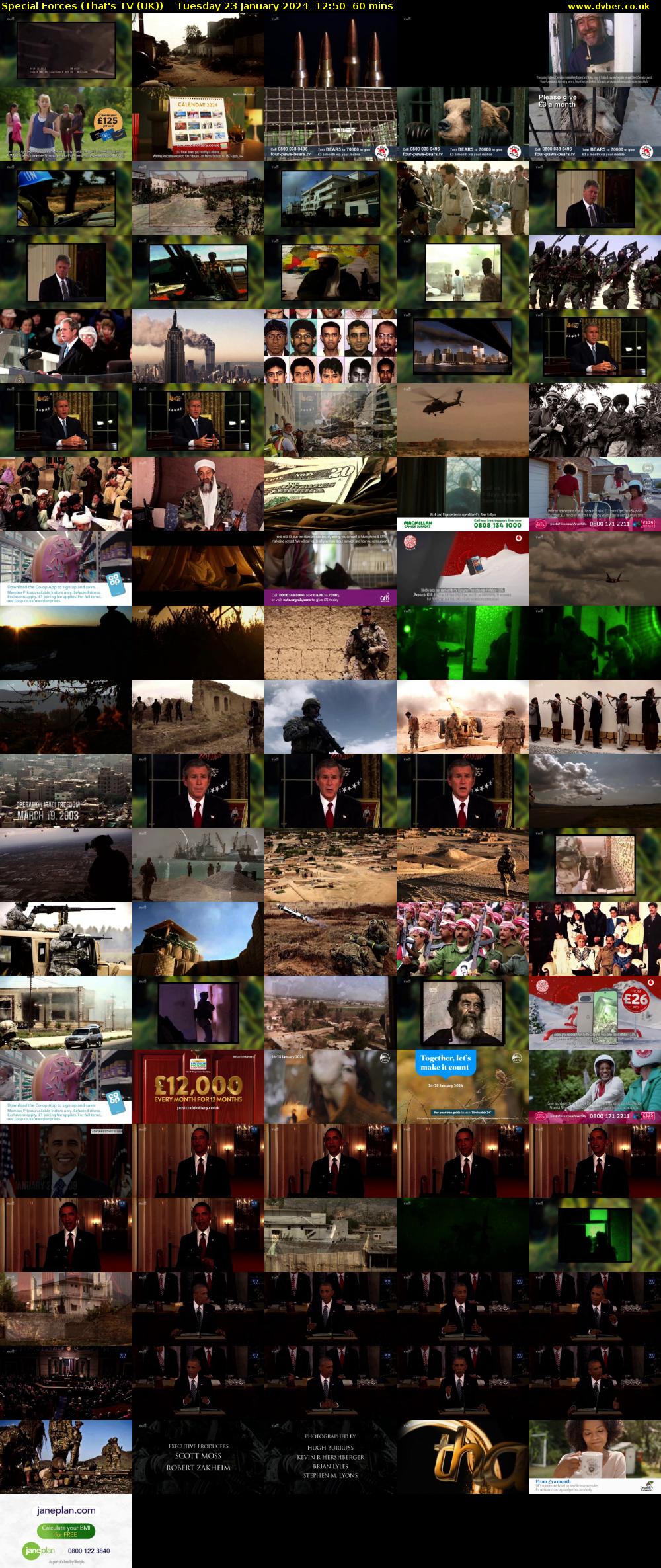 Special Forces (That's TV (UK)) Tuesday 23 January 2024 12:50 - 13:50