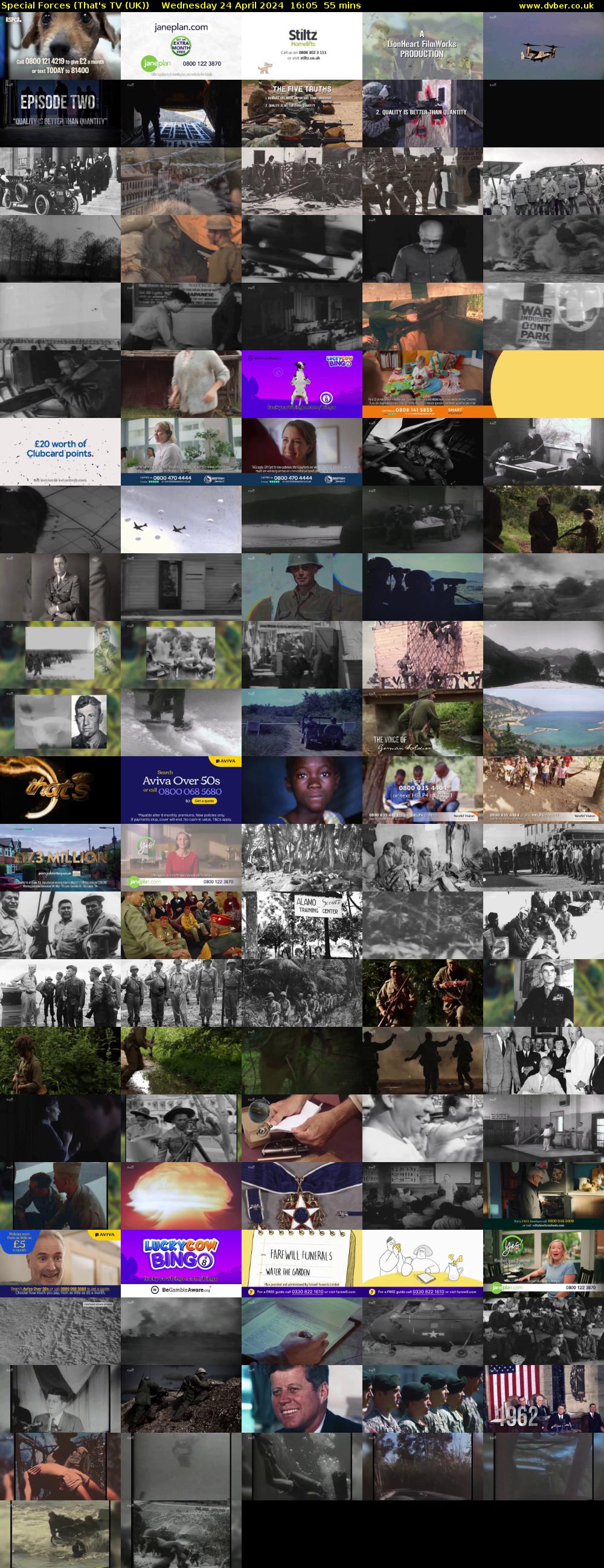 Special Forces (That's TV (UK)) Wednesday 24 April 2024 16:05 - 17:00