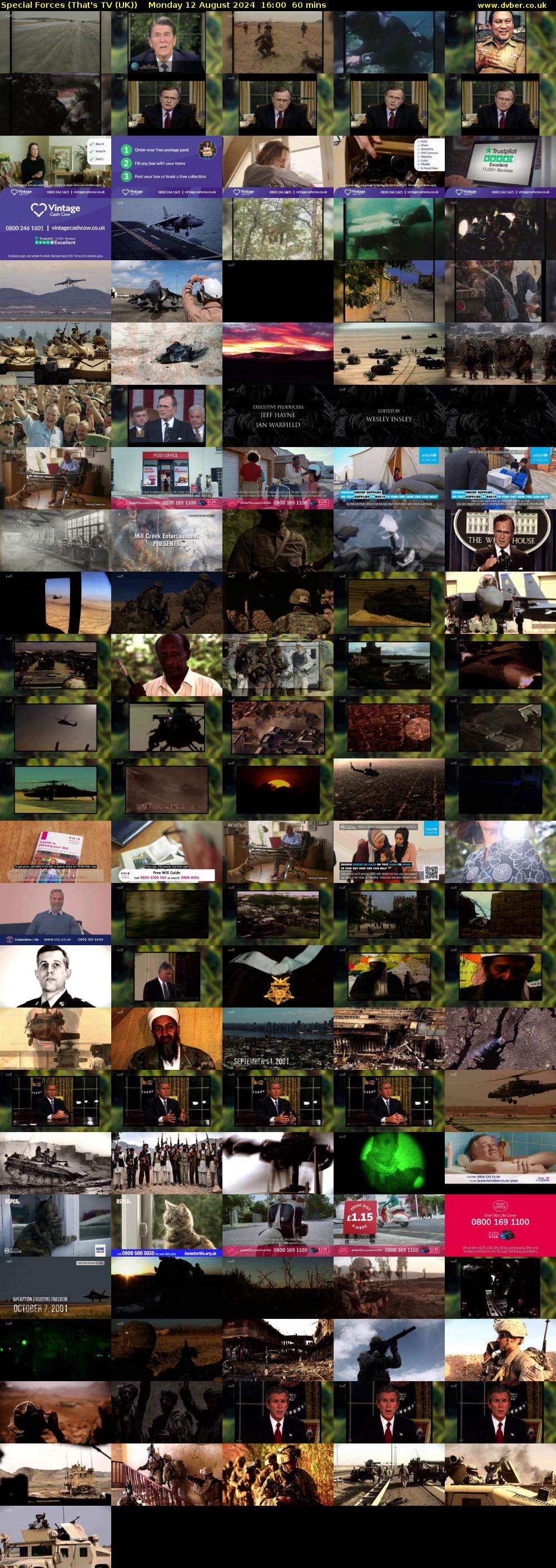 Special Forces (That's TV (UK)) Monday 12 August 2024 16:00 - 17:00