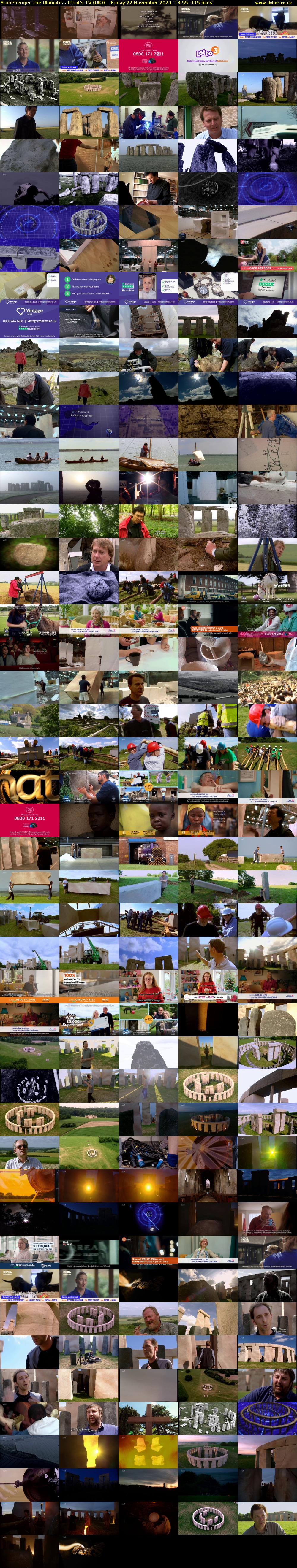 Stonehenge: The Ultimate... (That's TV (UK)) Friday 22 November 2024 13:55 - 15:50