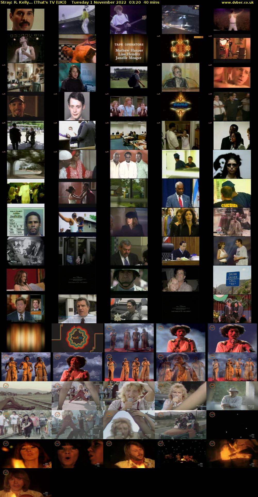 Stray: R. Kelly... (That's TV (UK)) Tuesday 1 November 2022 03:20 - 04:00