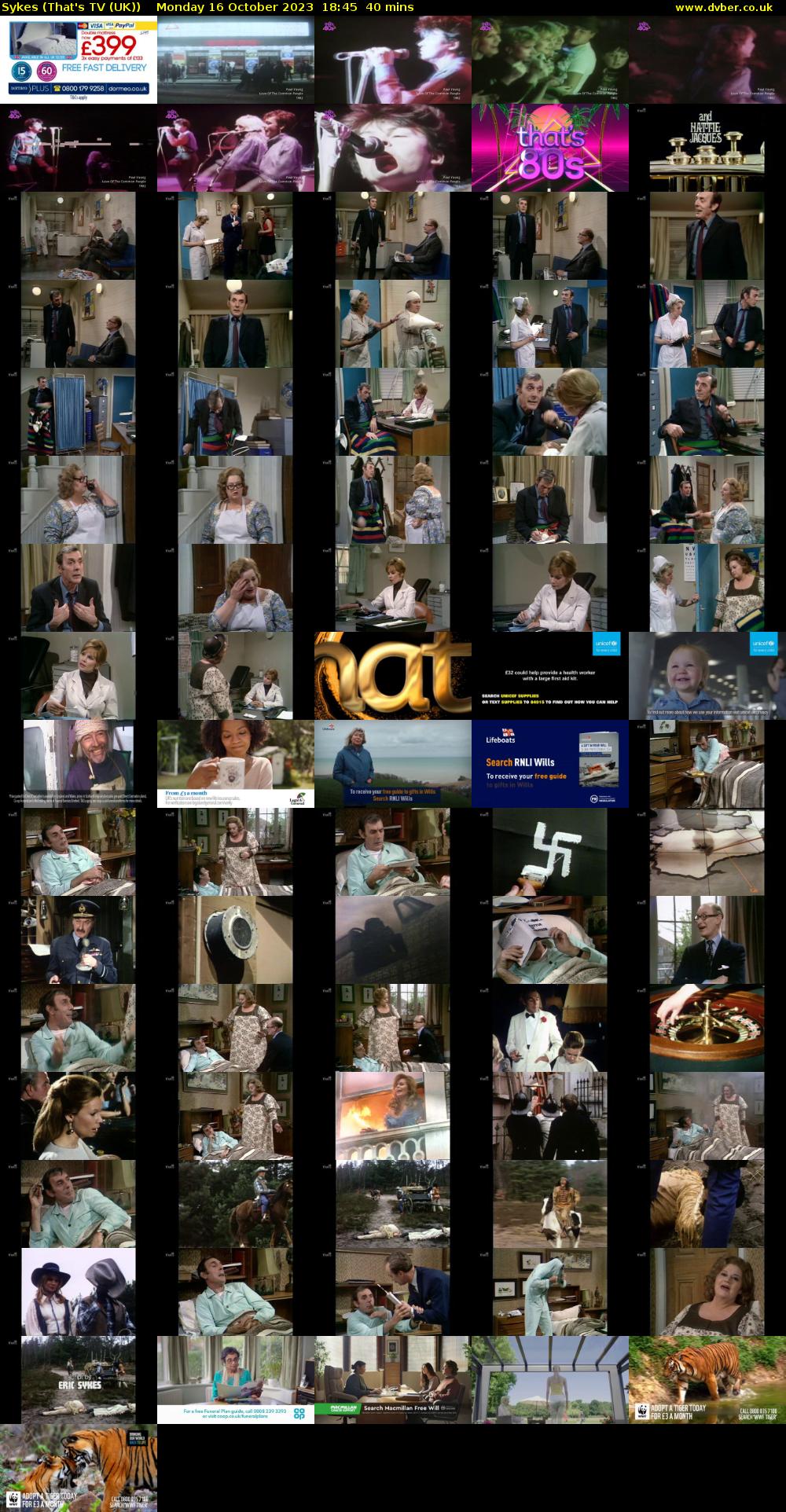 Sykes (That's TV (UK)) Monday 16 October 2023 18:45 - 19:25