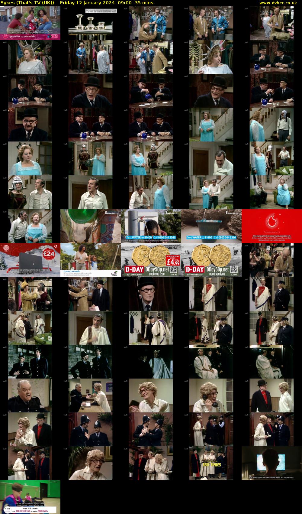 Sykes (That's TV (UK)) Friday 12 January 2024 09:00 - 09:35