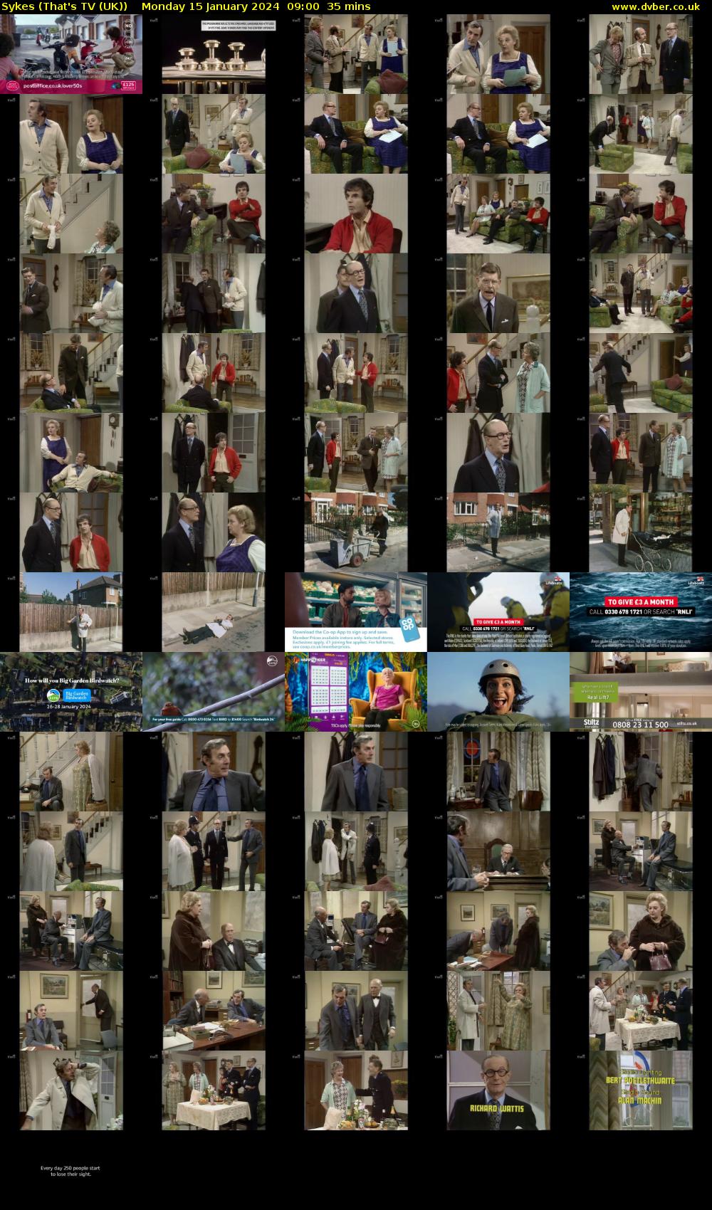 Sykes (That's TV (UK)) Monday 15 January 2024 09:00 - 09:35
