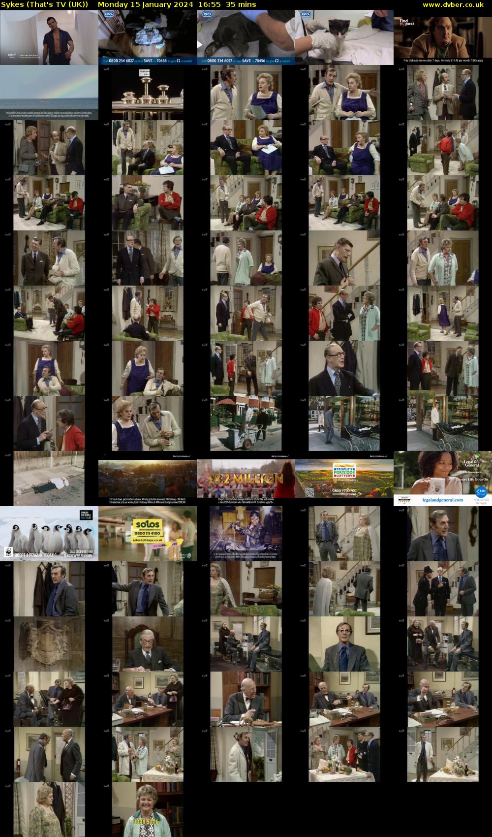 Sykes (That's TV (UK)) Monday 15 January 2024 16:55 - 17:30