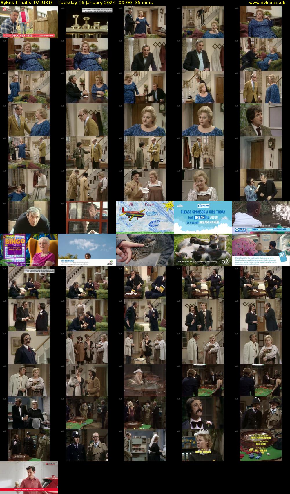 Sykes (That's TV (UK)) Tuesday 16 January 2024 09:00 - 09:35