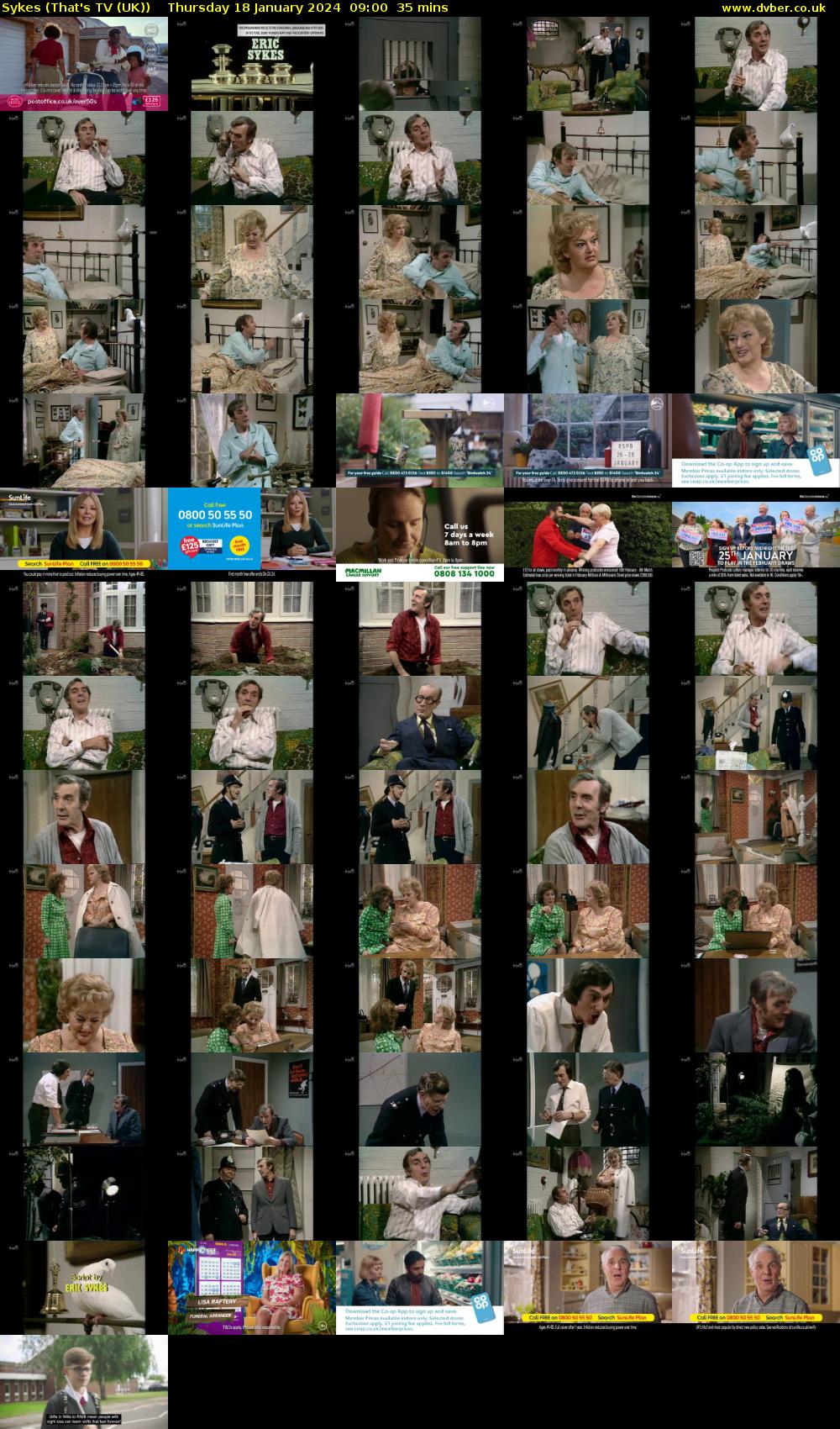 Sykes (That's TV (UK)) Thursday 18 January 2024 09:00 - 09:35
