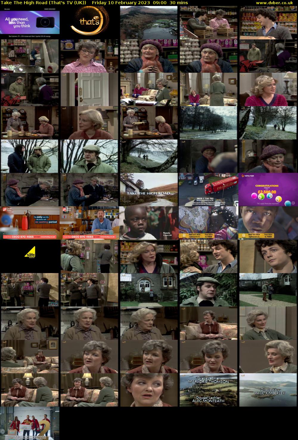 Take The High Road (That's TV (UK)) Friday 10 February 2023 09:00 - 09:30