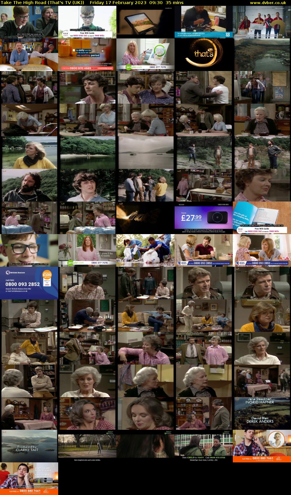 Take The High Road (That's TV (UK)) Friday 17 February 2023 09:30 - 10:05