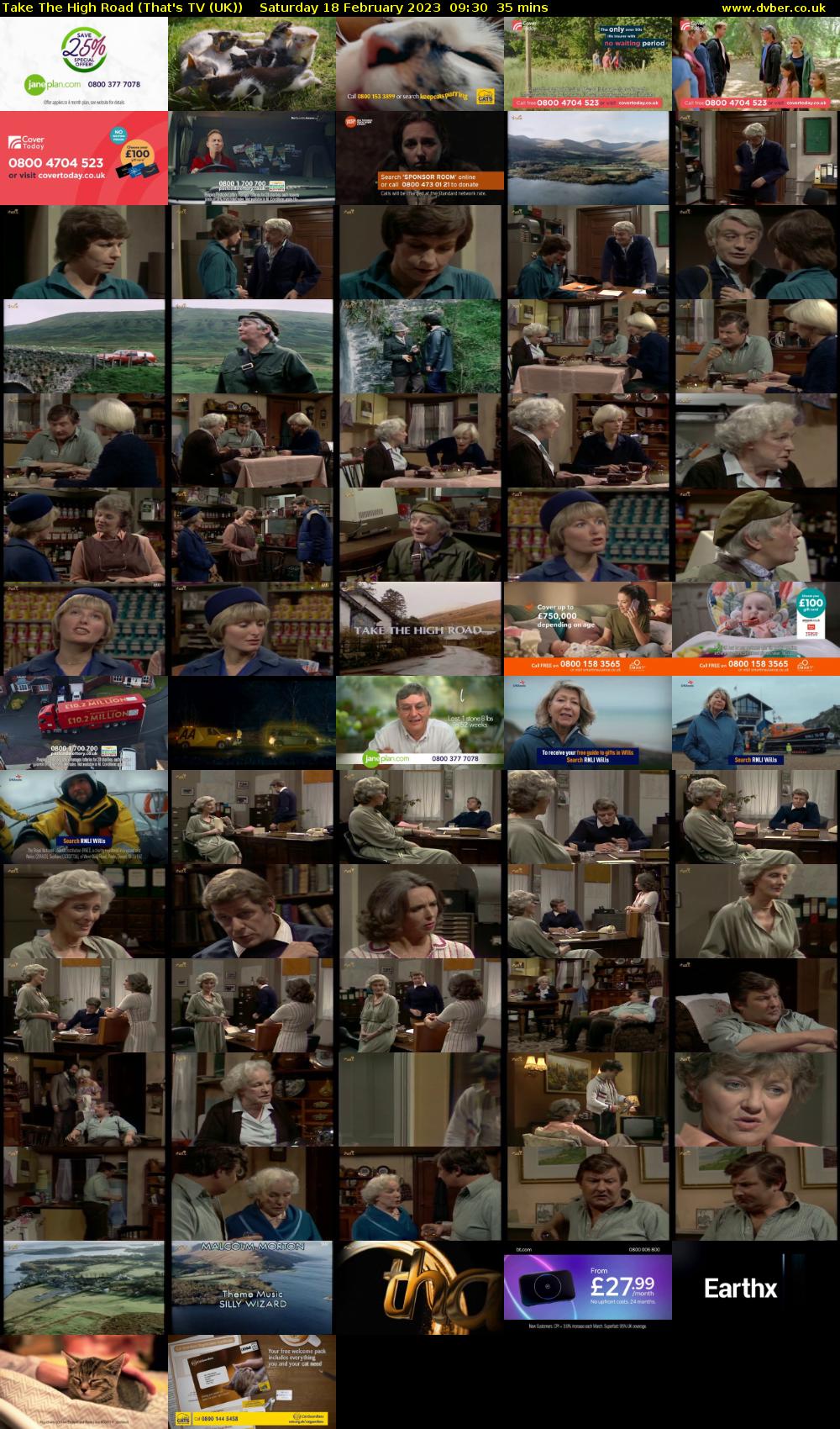 Take The High Road (That's TV (UK)) Saturday 18 February 2023 09:30 - 10:05