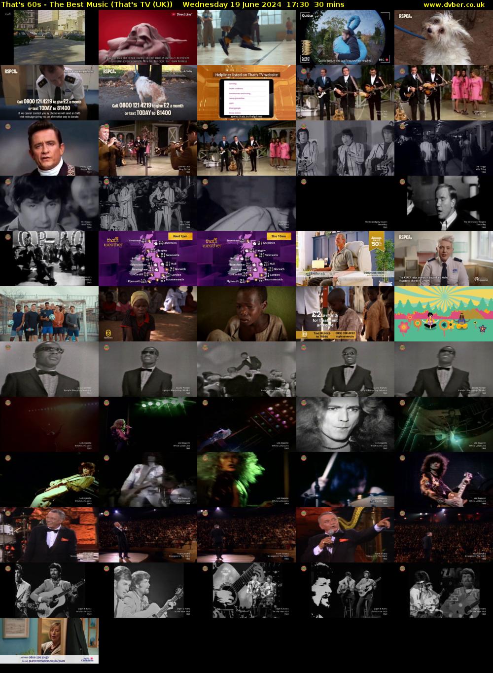 That's 60s - The Best Music (That's TV (UK)) Wednesday 19 June 2024 17:30 - 18:00