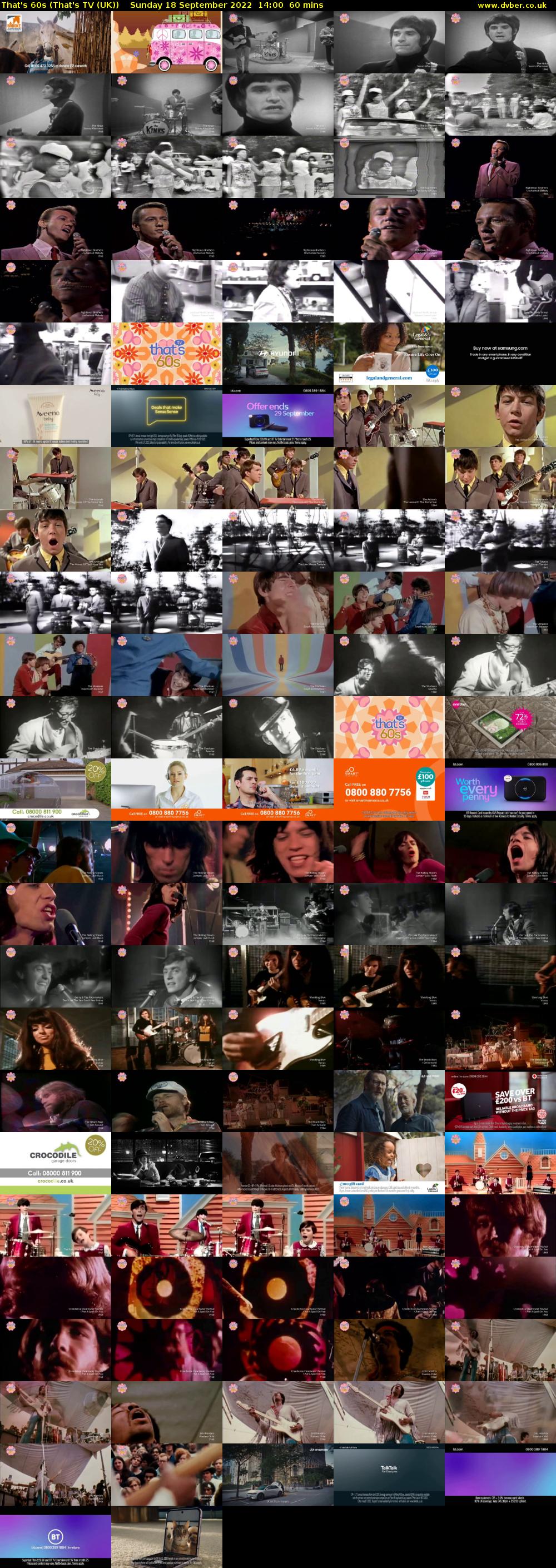 That's 60s (That's TV (UK)) Sunday 18 September 2022 14:00 - 15:00