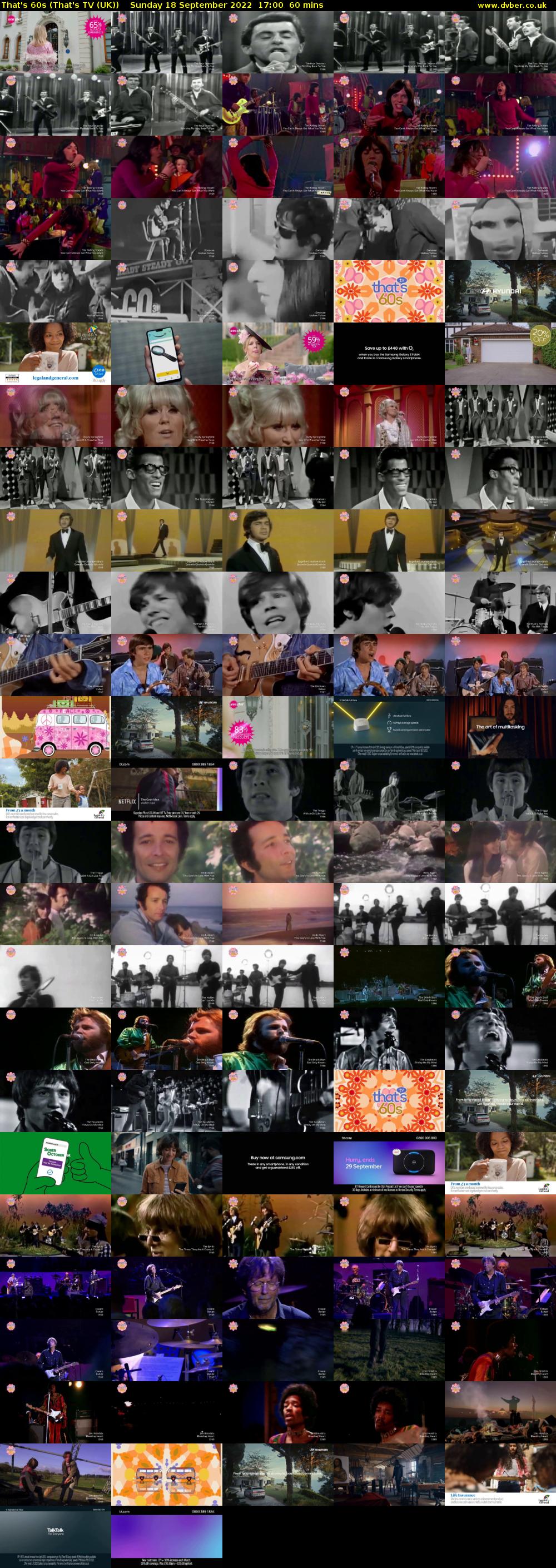 That's 60s (That's TV (UK)) Sunday 18 September 2022 17:00 - 18:00
