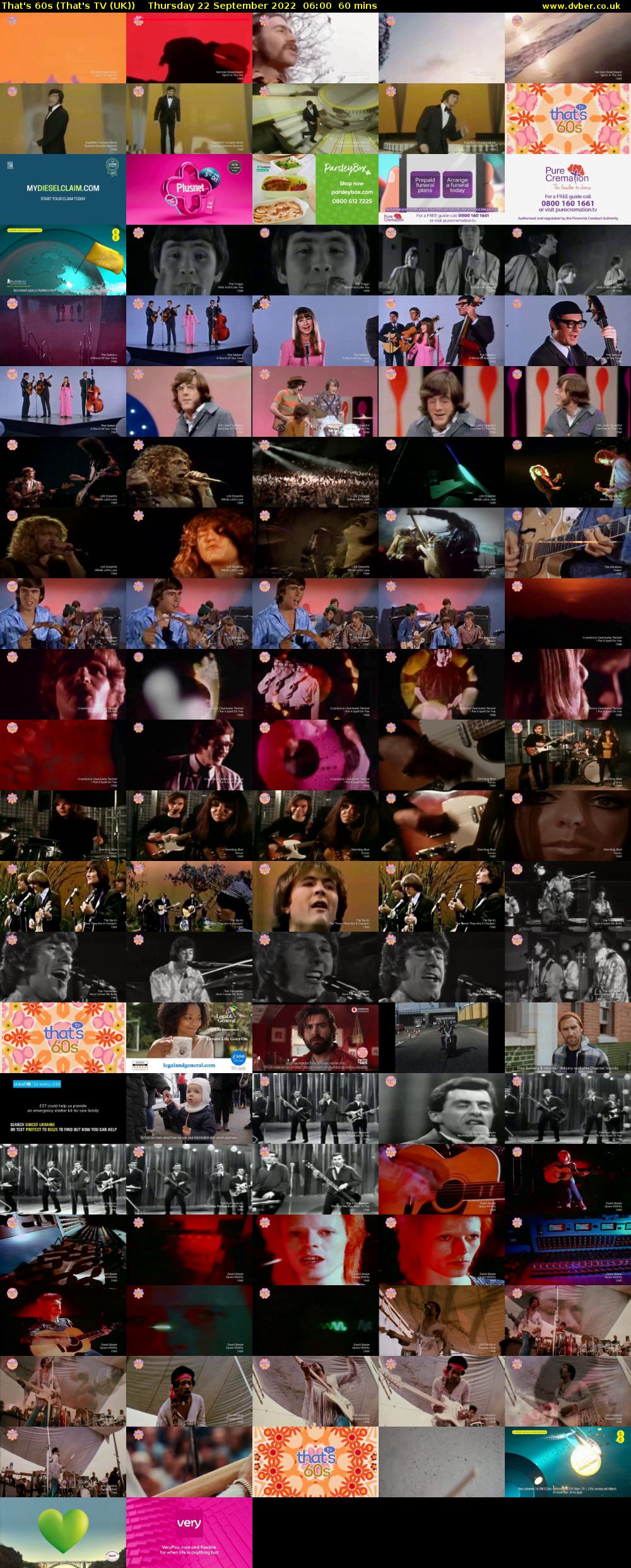 That's 60s (That's TV (UK)) Thursday 22 September 2022 06:00 - 07:00