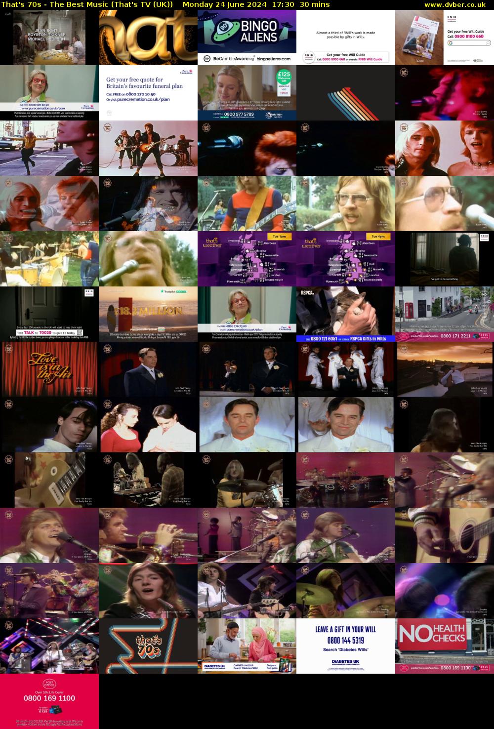 That's 70s - The Best Music (That's TV (UK)) Monday 24 June 2024 17:30 - 18:00