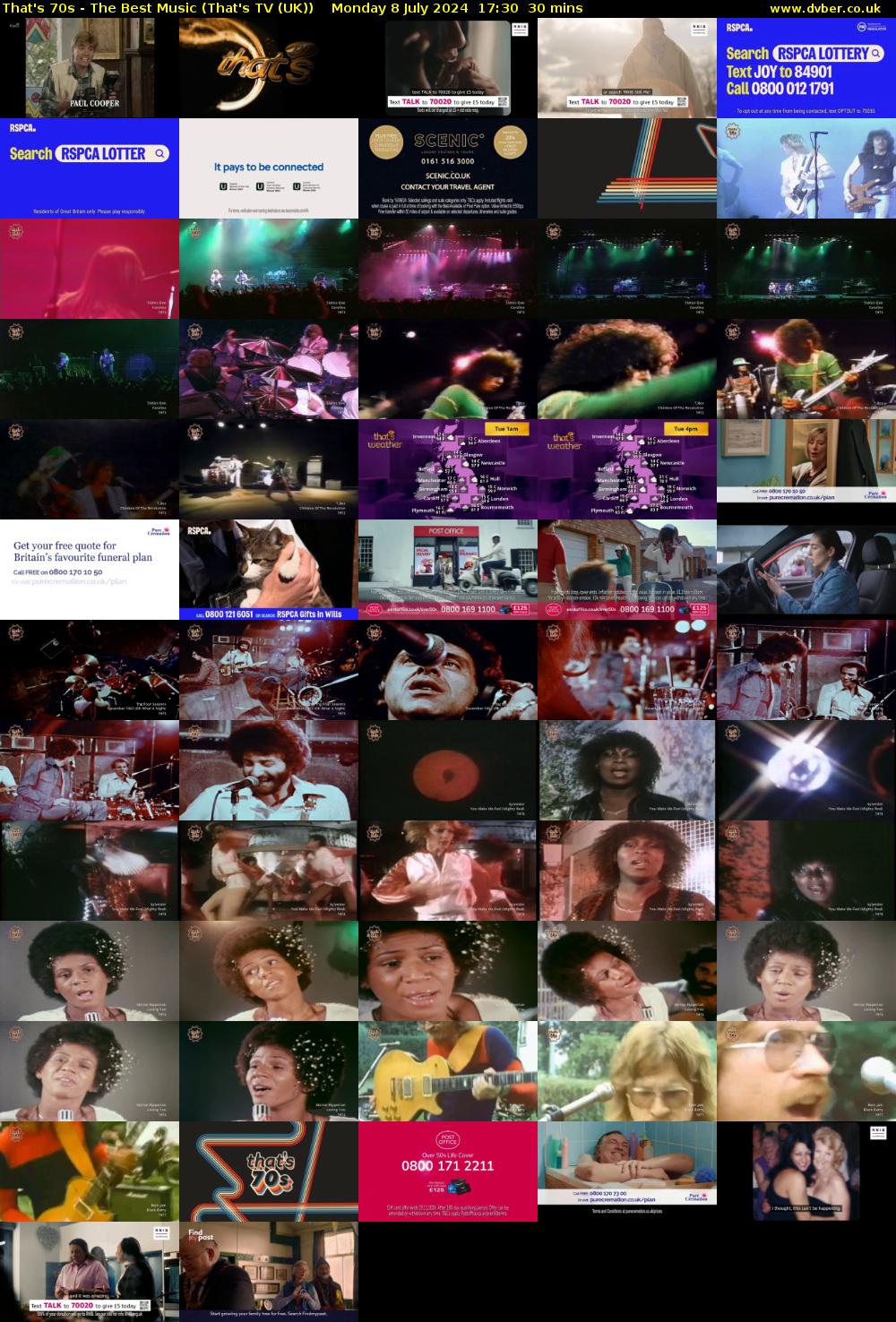 That's 70s - The Best Music (That's TV (UK)) Monday 8 July 2024 17:30 - 18:00