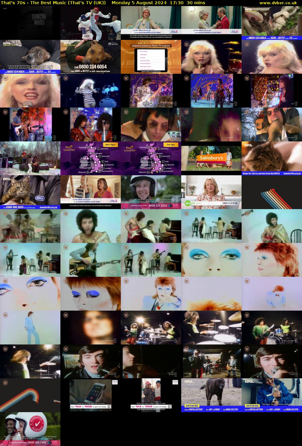 That's 70s - The Best Music (That's TV (UK)) Monday 5 August 2024 17:30 - 18:00