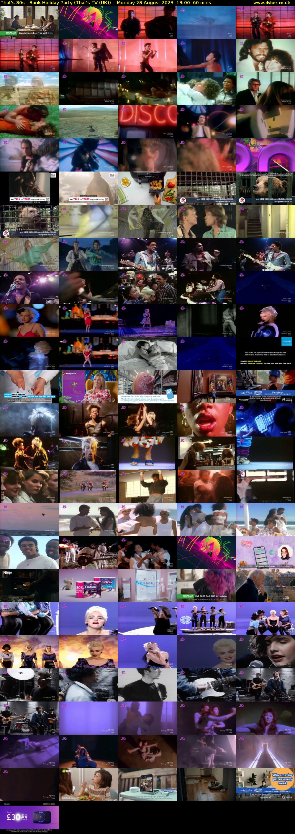 That's 80s - Bank Holiday Party (That's TV (UK)) Monday 28 August 2023 13:00 - 14:00