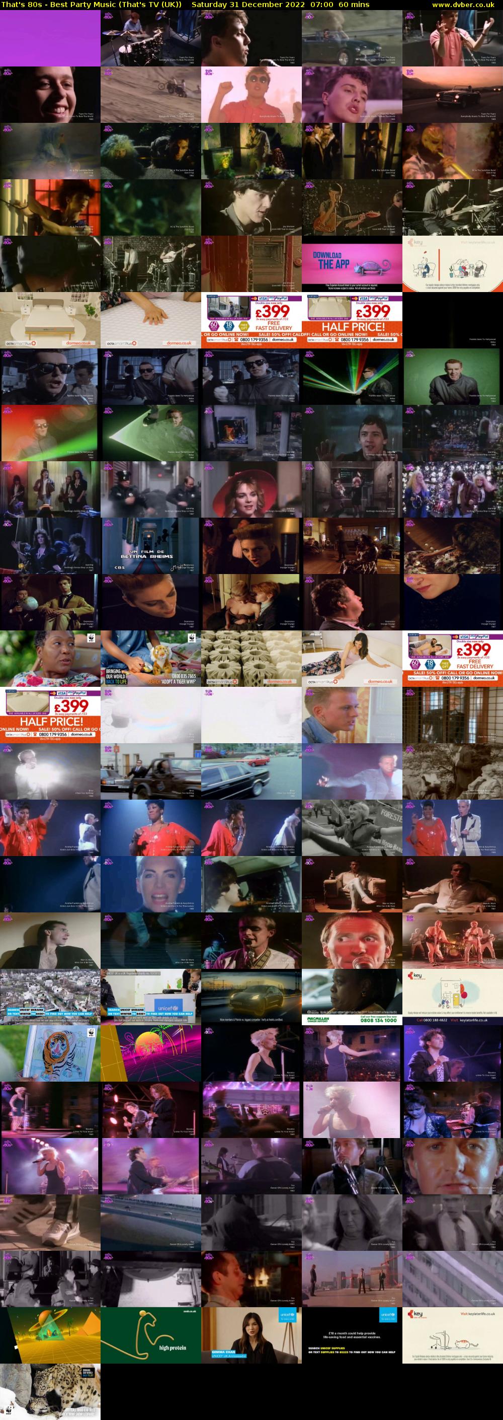 That's 80s - Best Party Music (That's TV (UK)) Saturday 31 December 2022 07:00 - 08:00