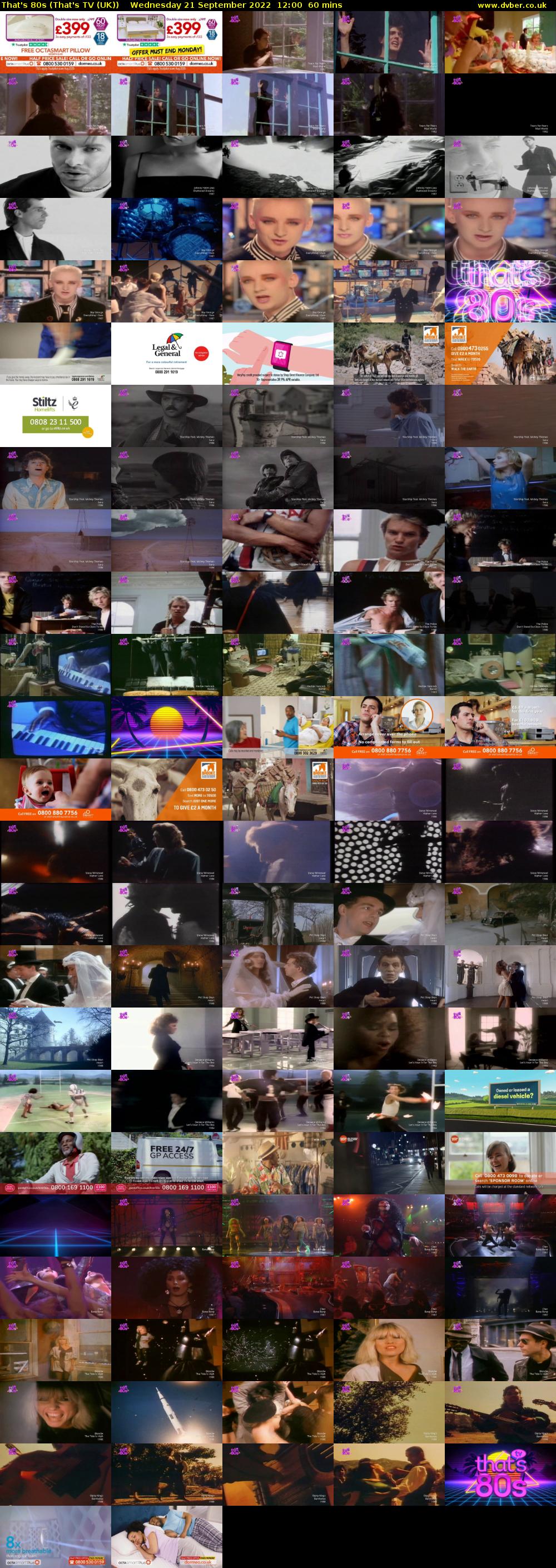 That's 80s (That's TV (UK)) Wednesday 21 September 2022 12:00 - 13:00
