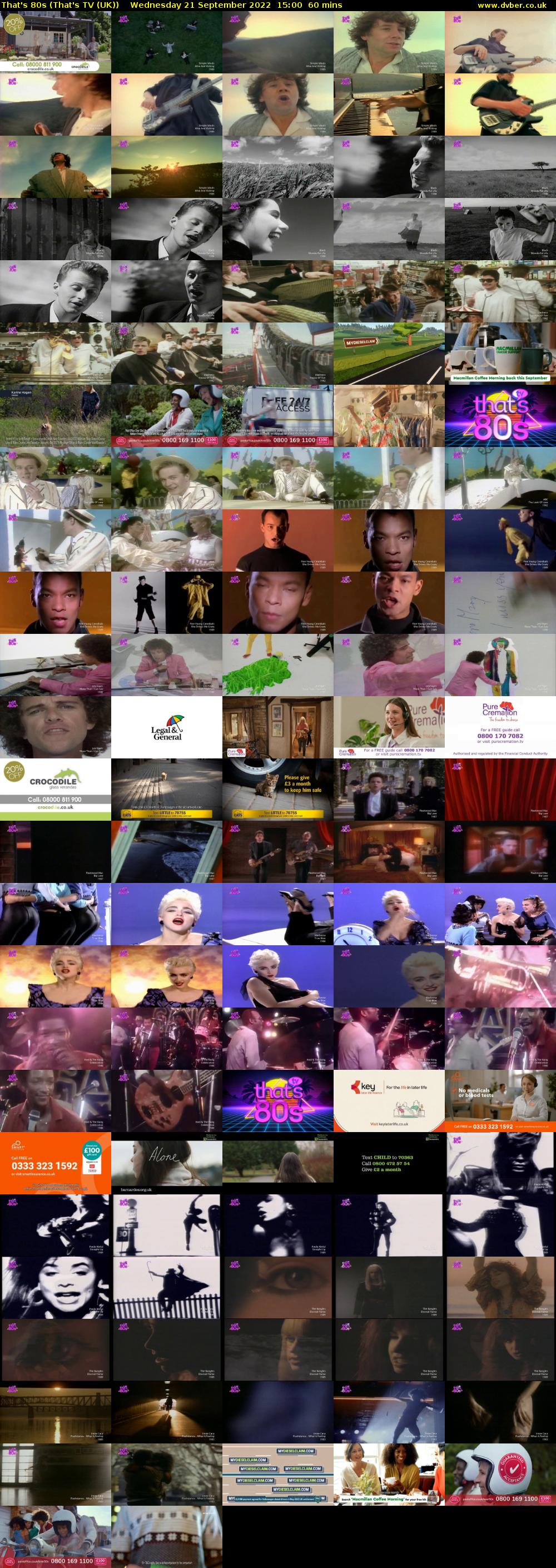 That's 80s (That's TV (UK)) Wednesday 21 September 2022 15:00 - 16:00