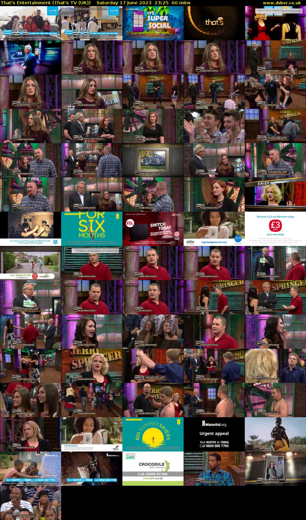 That's Entertainment (That's TV (UK)) Saturday 17 June 2023 23:25 - 00:25