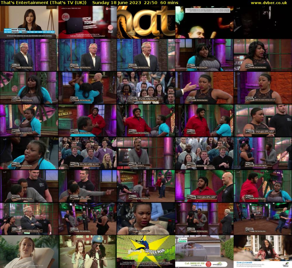 That's Entertainment (That's TV (UK)) Sunday 18 June 2023 22:50 - 23:50