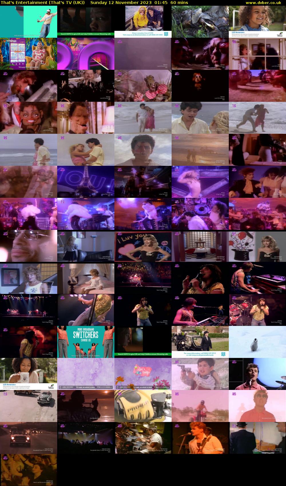 That's Entertainment (That's TV (UK)) Sunday 12 November 2023 01:45 - 02:45