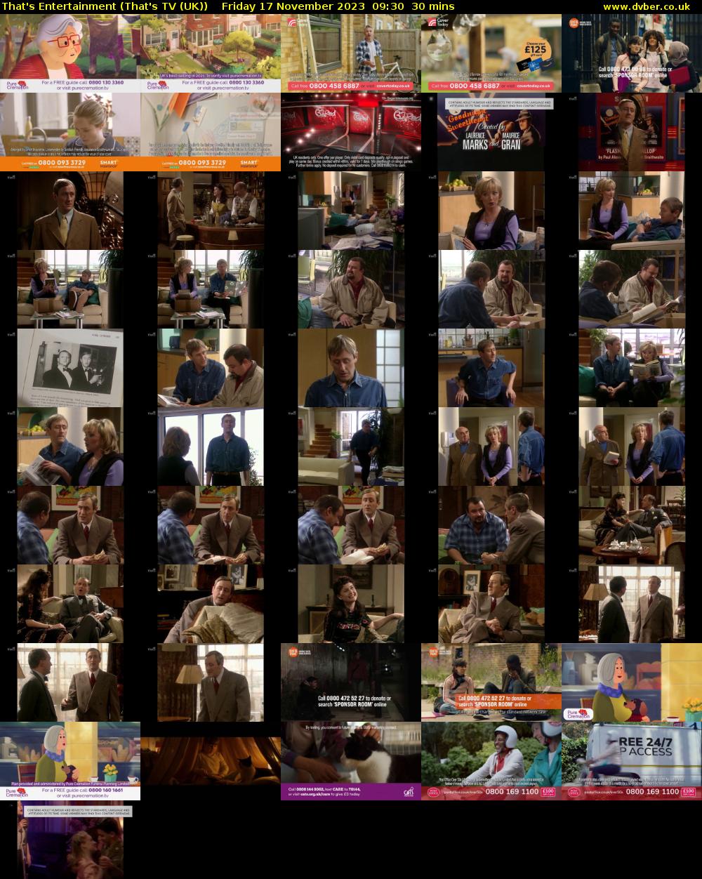 That's Entertainment (That's TV (UK)) Friday 17 November 2023 09:30 - 10:00