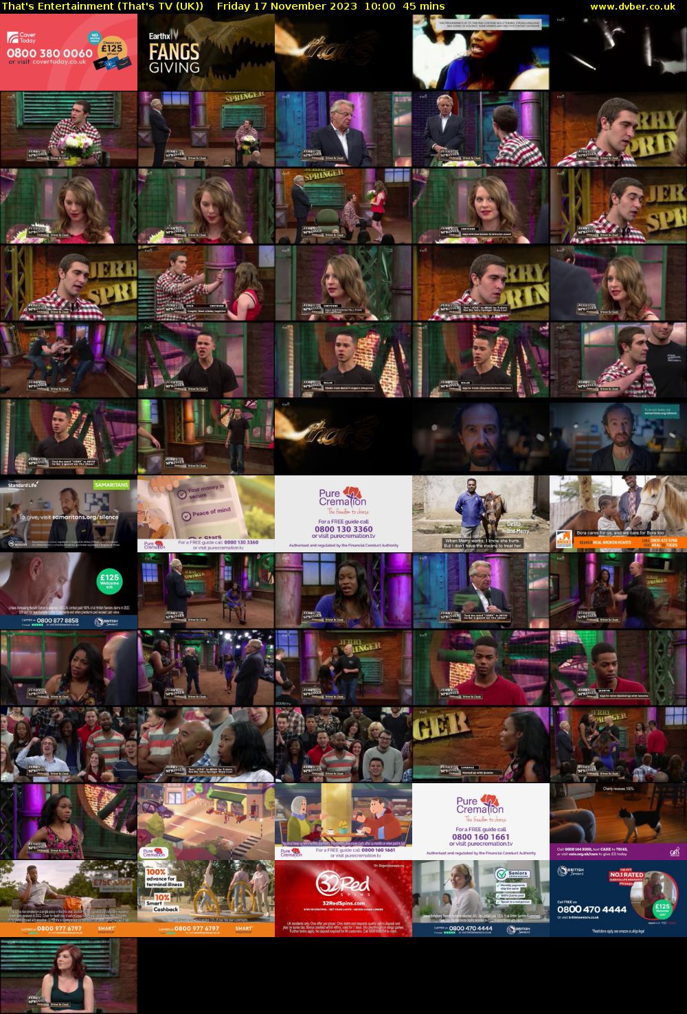 That's Entertainment (That's TV (UK)) Friday 17 November 2023 10:00 - 10:45