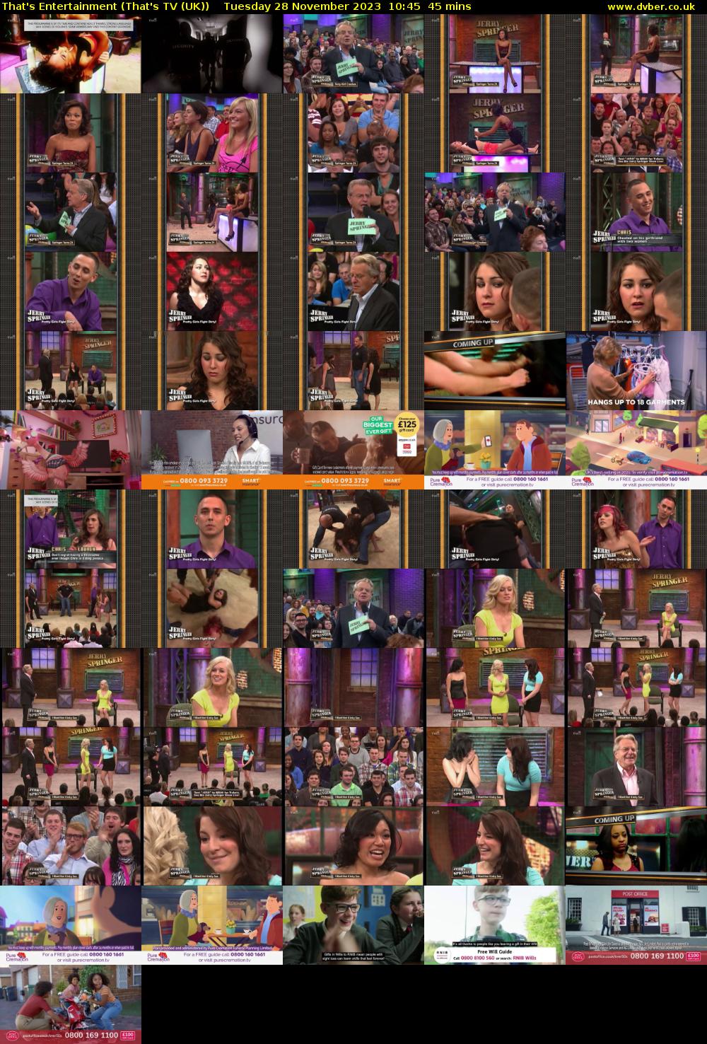 That's Entertainment (That's TV (UK)) Tuesday 28 November 2023 10:45 - 11:30