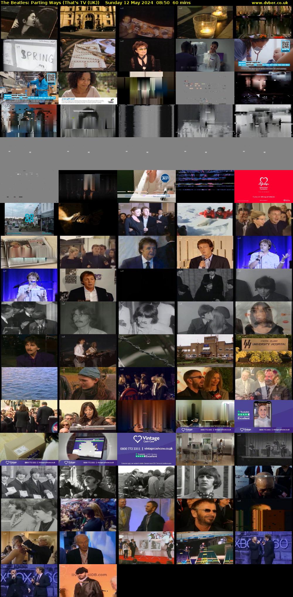 The Beatles: Parting Ways (That's TV (UK)) Sunday 12 May 2024 08:50 - 09:50