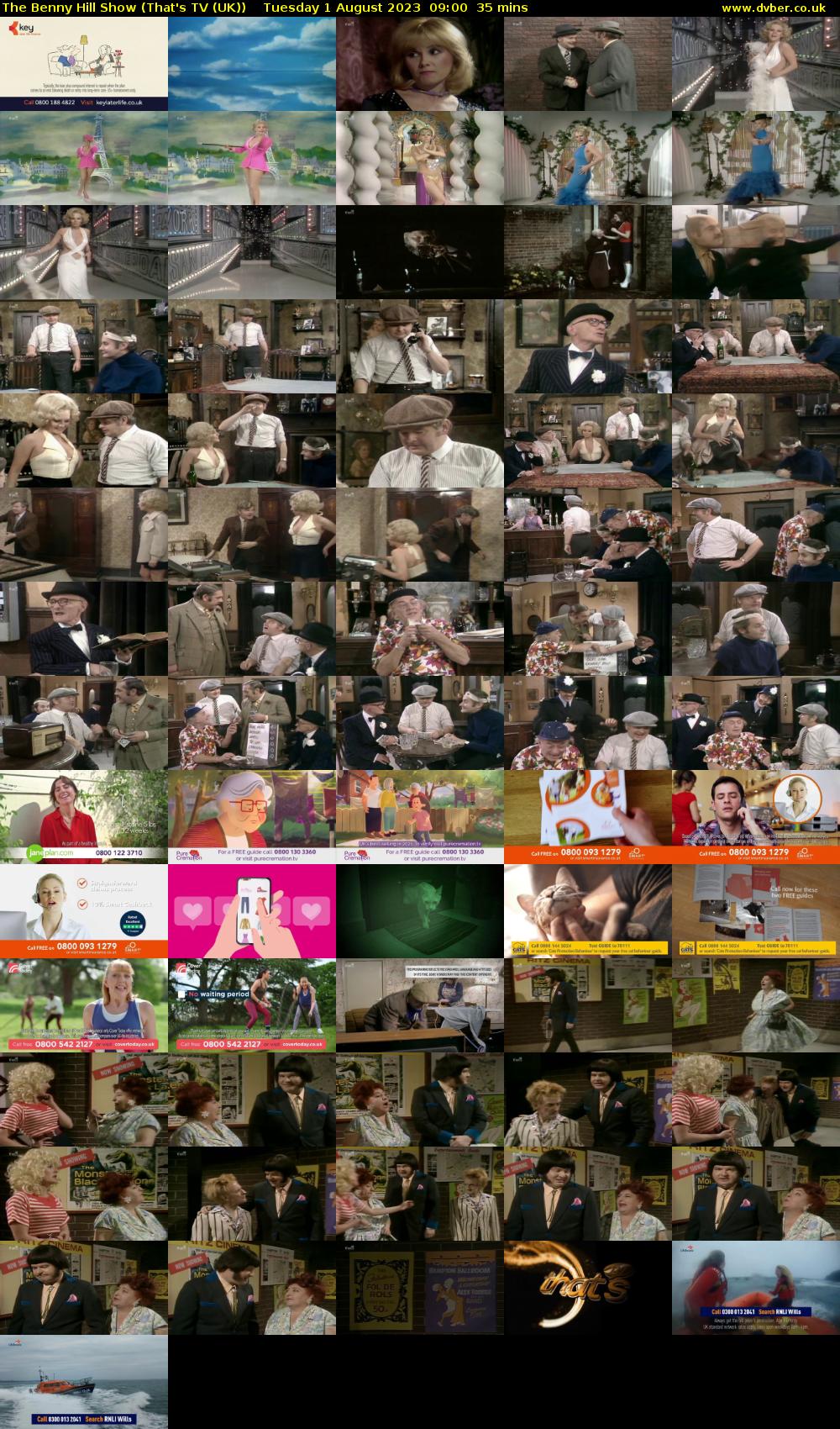 The Benny Hill Show (That's TV (UK)) Tuesday 1 August 2023 09:00 - 09:35