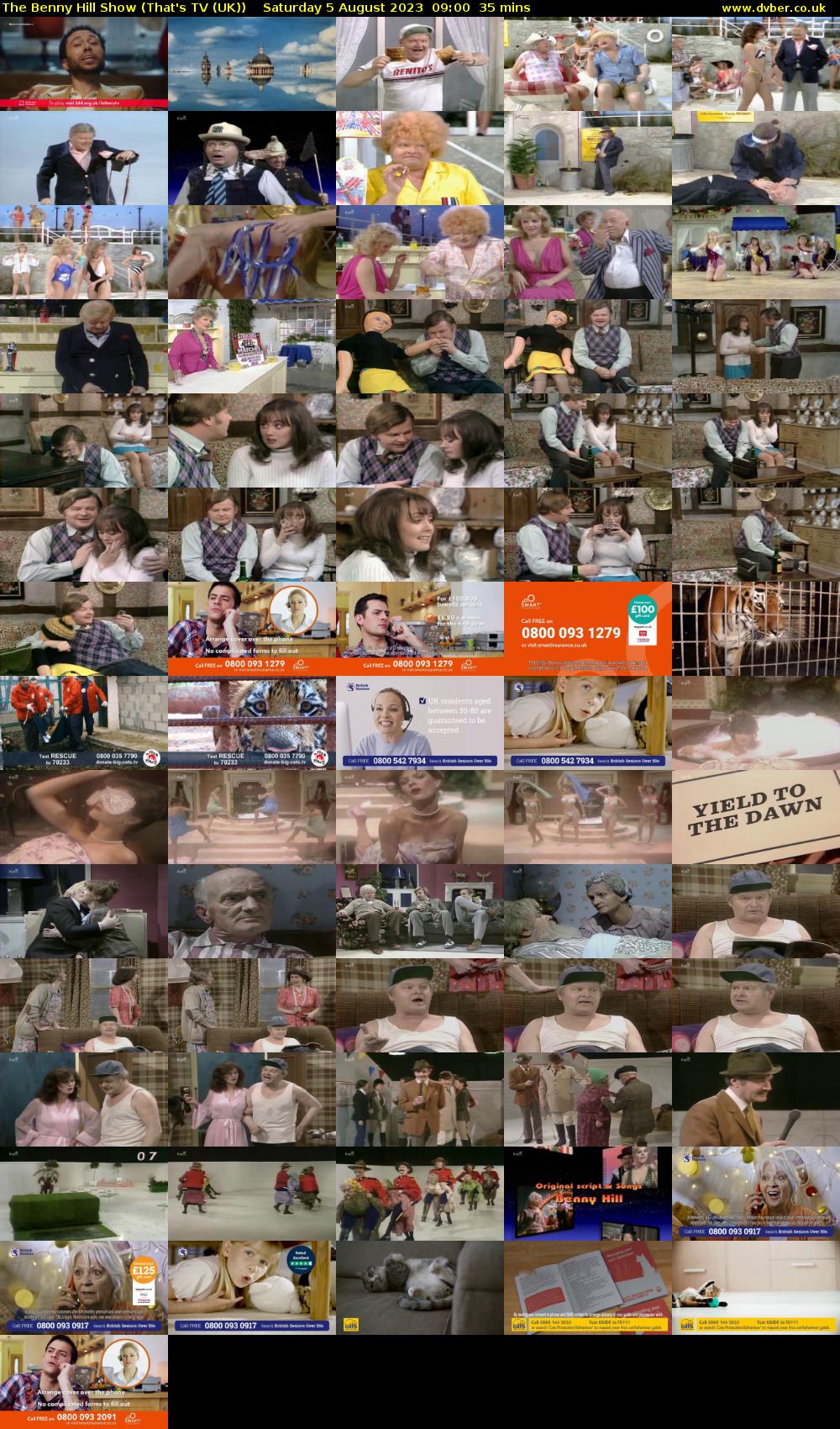 The Benny Hill Show (That's TV (UK)) Saturday 5 August 2023 09:00 - 09:35