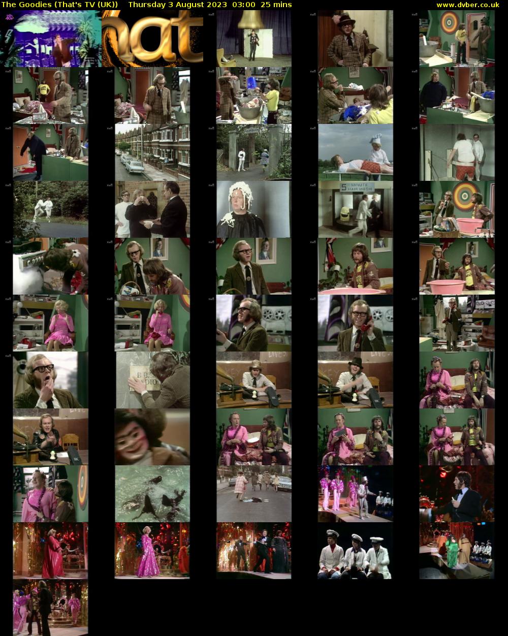 The Goodies (That's TV (UK)) Thursday 3 August 2023 03:00 - 03:25