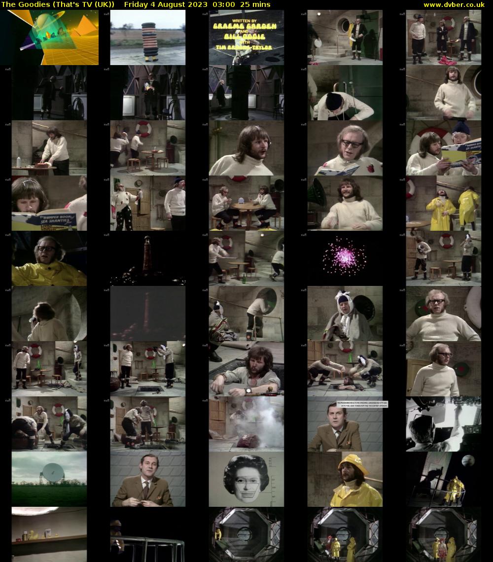 The Goodies (That's TV (UK)) Friday 4 August 2023 03:00 - 03:25