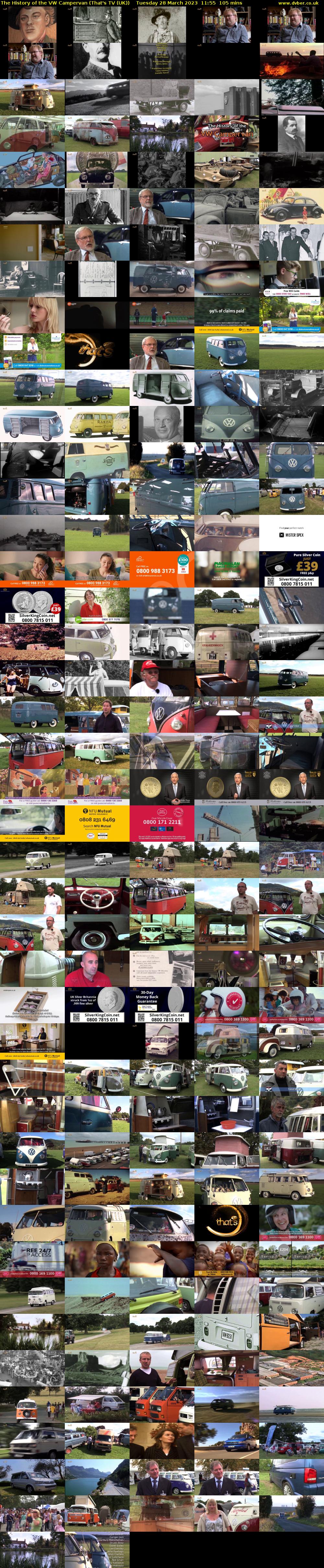 The History of the VW Campervan (That's TV (UK)) Tuesday 28 March 2023 11:55 - 13:40