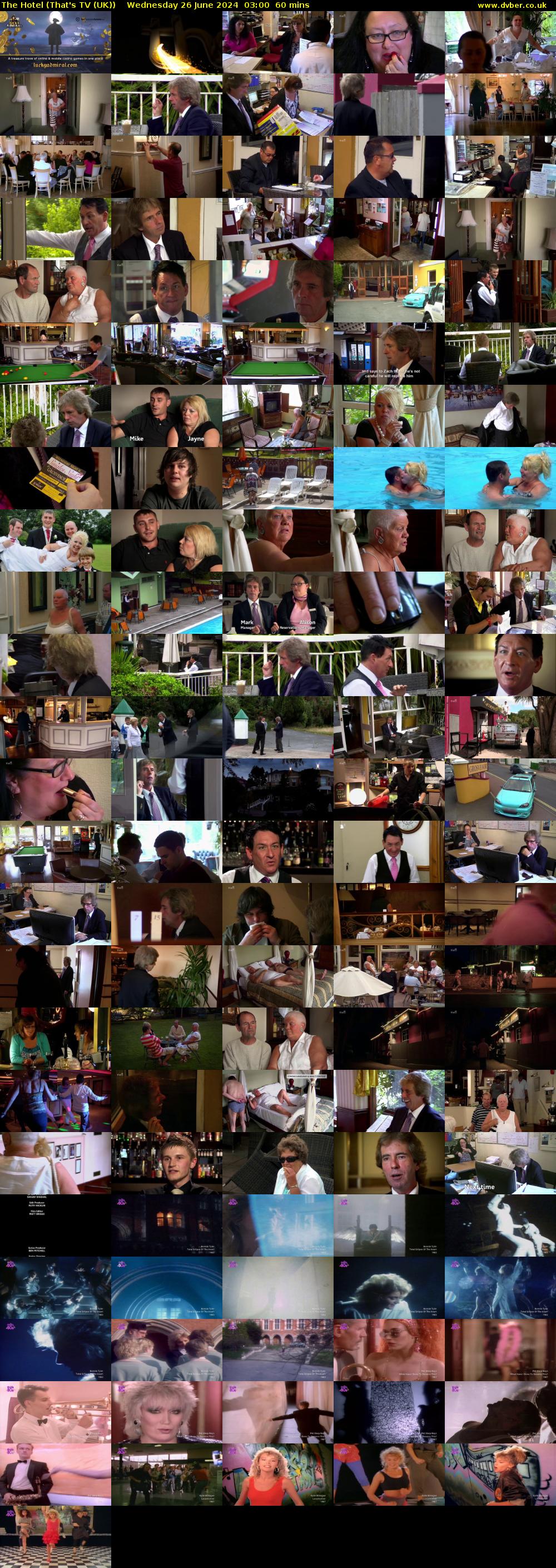 The Hotel (That's TV (UK)) Wednesday 26 June 2024 03:00 - 04:00