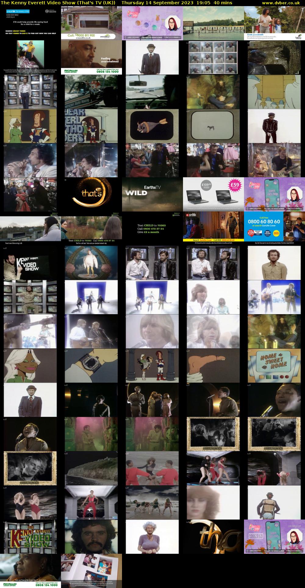 The Kenny Everett Video Show (That's TV (UK)) Thursday 14 September 2023 19:05 - 19:45