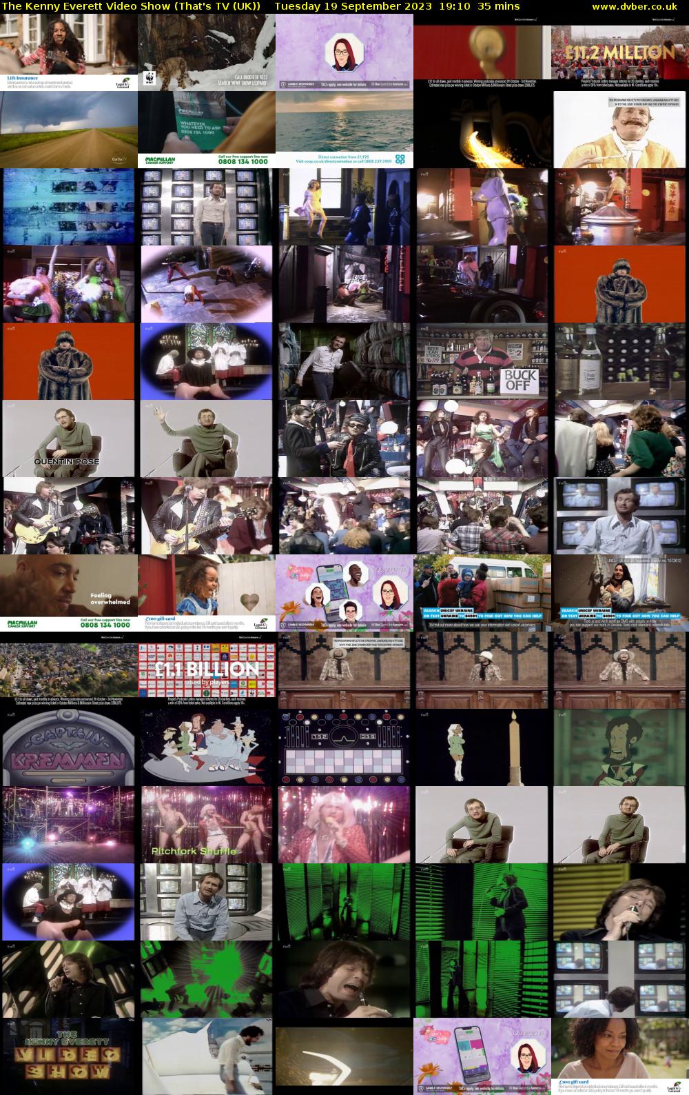 The Kenny Everett Video Show (That's TV (UK)) Tuesday 19 September 2023 19:10 - 19:45