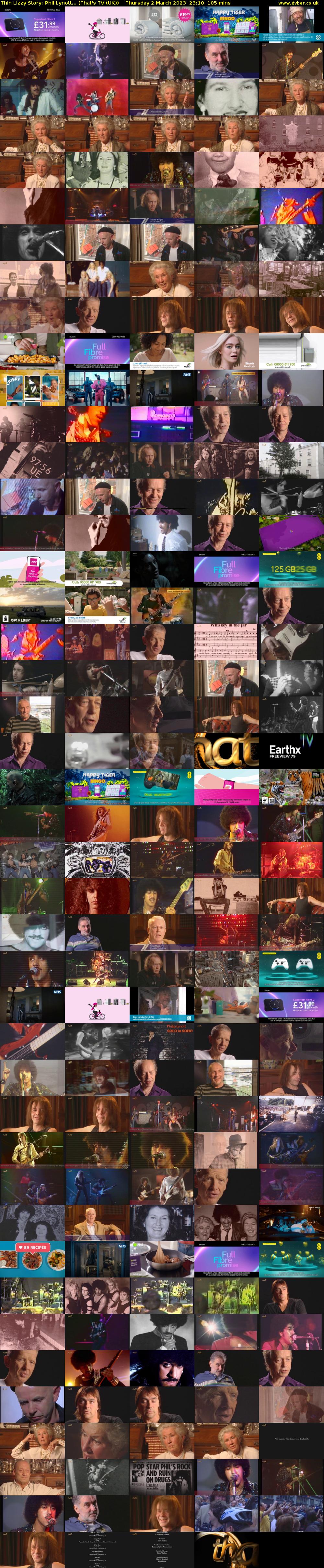 Thin Lizzy Story: Phil Lynott... (That's TV (UK)) Thursday 2 March 2023 23:10 - 00:55