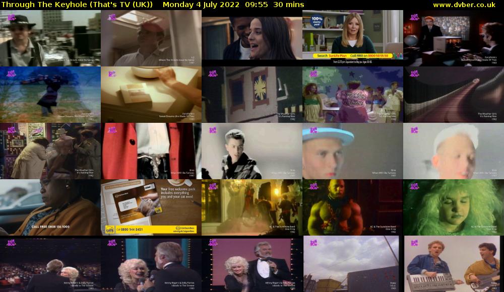 Through The Keyhole (That's TV (UK)) Monday 4 July 2022 09:55 - 10:25
