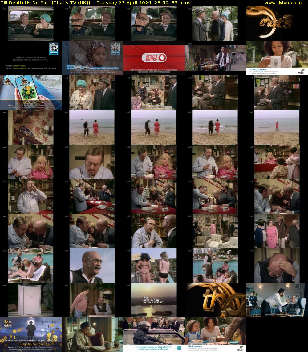 Till Death Us Do Part (That's TV (UK)) Tuesday 23 April 2024 23:50 - 00:25