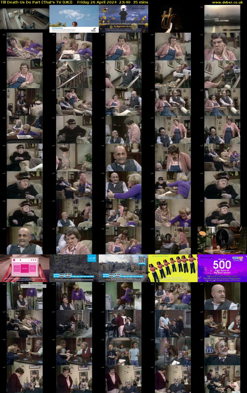 Till Death Us Do Part (That's TV (UK)) Friday 26 April 2024 23:40 - 00:15