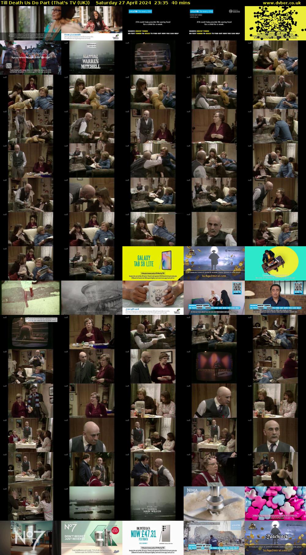 Till Death Us Do Part (That's TV (UK)) Saturday 27 April 2024 23:35 - 00:15