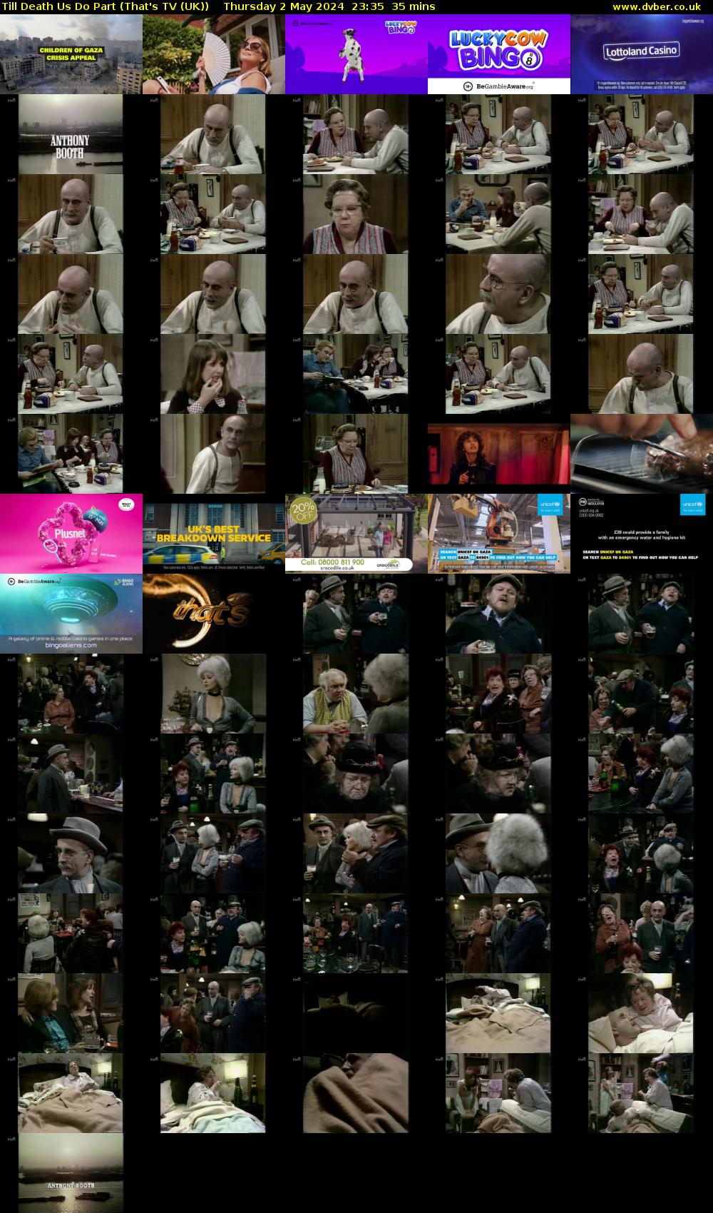 Till Death Us Do Part (That's TV (UK)) Thursday 2 May 2024 23:35 - 00:10